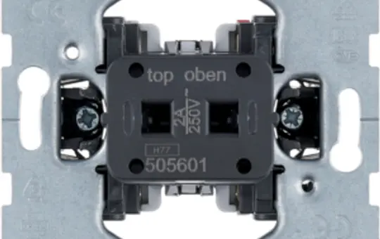 BERKER 505601 Button insert for Hotelcard switching attachme 2 A, changeover contact, usable as S or Ö