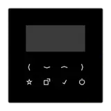 JUNG DABLSBT-DISPSW display for flush-mounted radio series L DAB+, Bluetooth | black