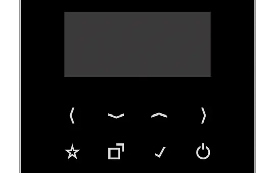 JUNG DABLSBT-DISPSW display for flush-mounted radio series L DAB+, Bluetooth | black