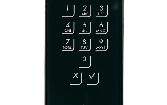 EKEY 101679 decorative element integra glass Keypad | anthracite
