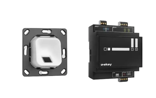 EKEY 203751 fingerprint set xLine Flush-mounted, without frame | white