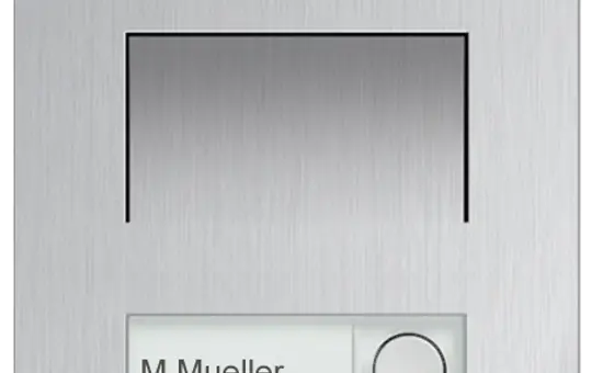 BUSCH-JAEGER H81316P2-A-03 Outdoor station Mini Welcome IP 2-fach, Video, Aufputz, RFID | aluminum