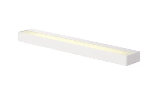 SLV 151781 LED wall light SEDO eckig, Glas satiniert, 17 W | white | 60 cm