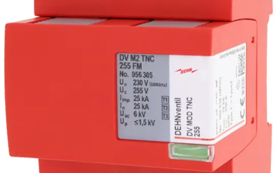 DEHN 956305 DEHNventil combined arrester type 1+2+3 M2 3-polig