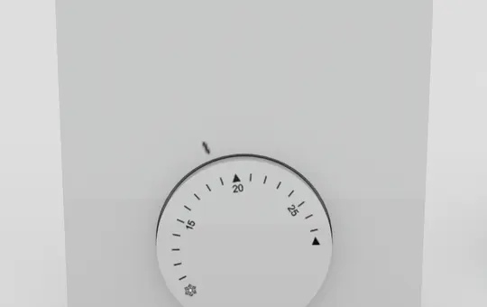 MÖHLENHOFF 130225 Room Temperature Controller Alpha Analog 24 V, 1-5 Skala, Heizen/Kühlen