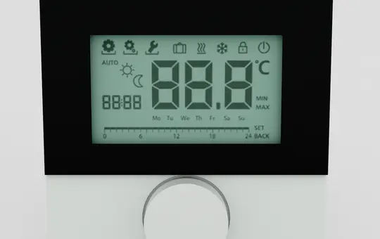 MÖHLENHOFF 130227 Room Temperature Controller Alpha Standard, 24 V | white