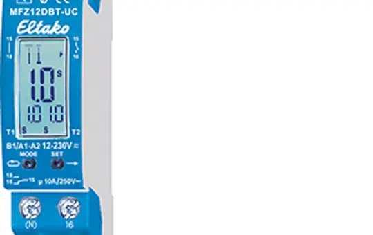 ELTAKO 23001003 Multifunction time relay 1 Wechsler, Display und Bluetooth