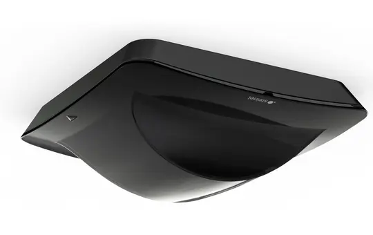 STEINEL 082055 Hallway Presence Detector UP, COM1, IP20, 360° | SW | 25 x 3 m