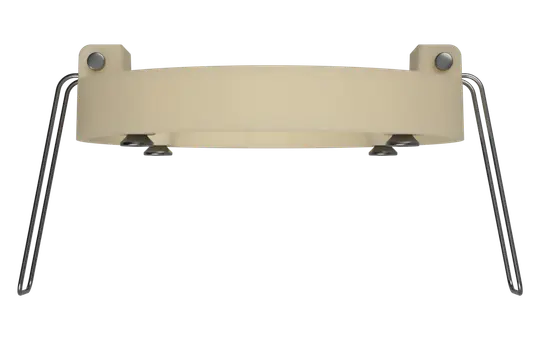 MDT ZMESF mounting insert mit Spannfedern zur Deckenmontage