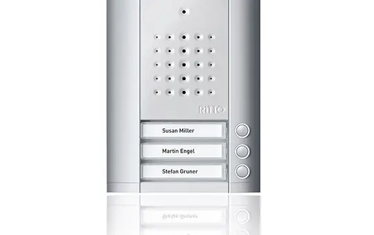 RITTO 1840320 Entravox door station 3-fach | silver anodized
