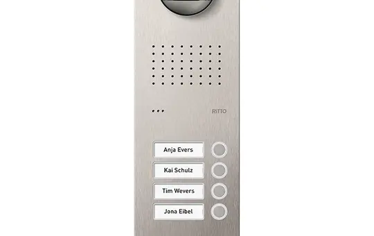 RITTO RGE1815425 Acero door station video 4-fach | ES