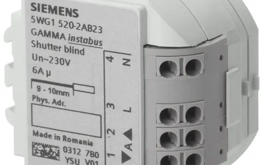 SIEMENS 5WG1520-2AB23 KNX blind actuator 1-fach, 230 V