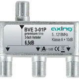 AXING BVE 3-01P CATV distributor 1218 MHz 3-fach