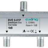 AXING BVE 6-01P CATV distributor 1218 MHz 6-fach