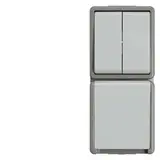SIEMENS 5TA4815 surf.-mount. combination Delta Surface IP44 1-fach, Serienschalter