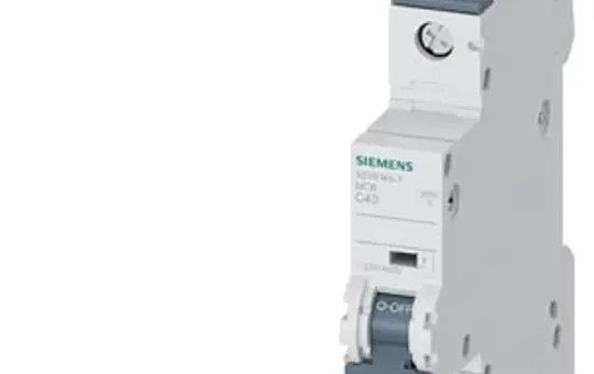 SIEMENS 5SY6140-7 miniature circuit breaker type C 1-pole 40 A, 6 kA