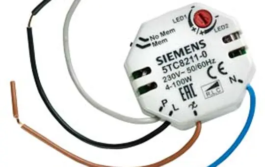 SIEMENS 5TC8211-0 dimmer für justierbare LED, elektronische Trafos