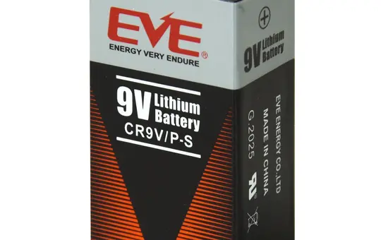 SIEMENS A5Q00004142 lithium manganese dioxide battery 9 V / 1,2 Ah