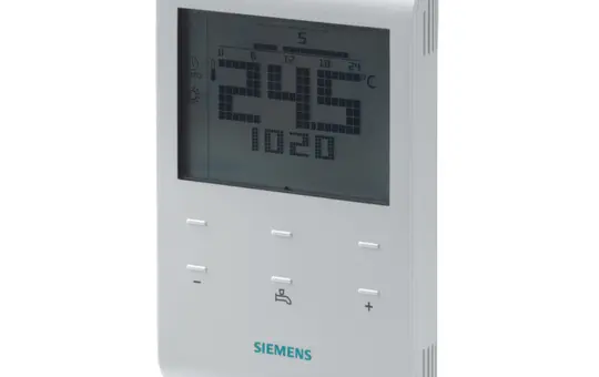 SIEMENS S55770-T280 room thermostat LCD, Batterie, separates TWW