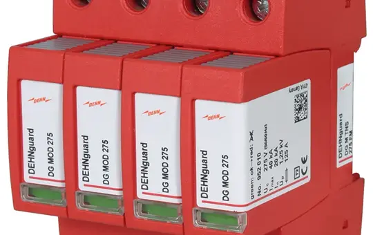 DEHN 952405 Surge Arrester Type 2 4-polig, TN-S m. Kontakt