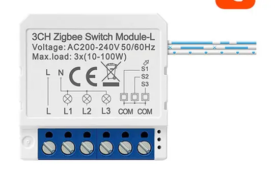 AVATTO LZWSM16-W3 Zigbee switching actuator UP 3-fach