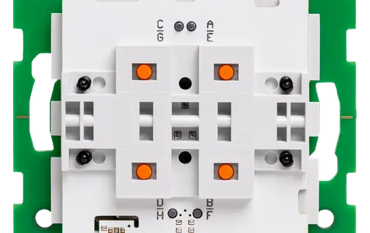 LINGG&JANKE 87840SEC KNX Secure UP pushbutton sensor BUDGET ohne integrierten Temperatur- und Feuchtesensor