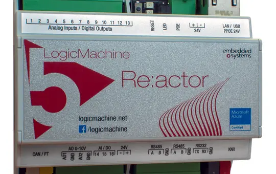 EMBEDDED SYSTEMS LM5Cp2-RIO3LTE LogicMachine5 Reactor CAN, LTE, IO