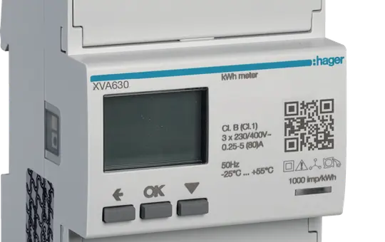 HAGER XVA630 energy meter 3-phasig
