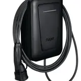 HAGER XVL122C charging station witty plus 22 kW, mit Ladekabel