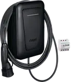 HAGER XVL122CFL charging station witty solar 2 22 kW, mit Ladekabel