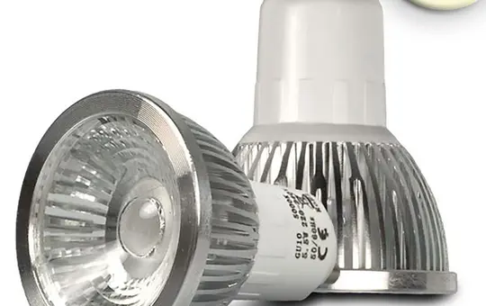 ISOLED 111932 LED spotlight COB GU10 dimmable 5,5 W, 2700 K, 70°
