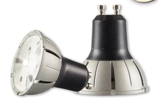 ISOLED 114067 LED spotlight CRI95 GU10 dimmable 7 W, 3000 K, 10°