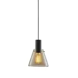 ISOLED 115636 designer pendant light E27 Concave Glass | amber