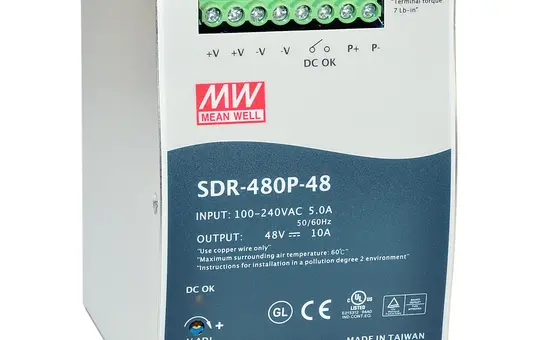 MEANWELL SDR-480P-24 REG power supply 24 V SDR 480 W, parallel