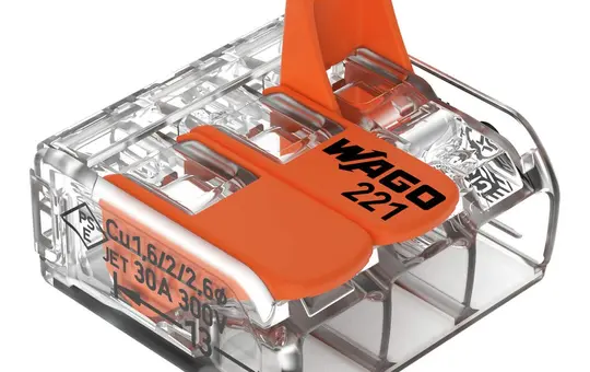 WAGO 221-613 connecting terminal series 221 3-fach | 6 mm²