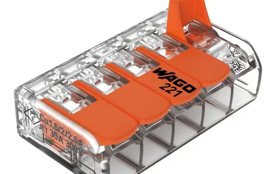 WAGO 221-615 connecting terminal block Series 221 5-fach | 6 mm²