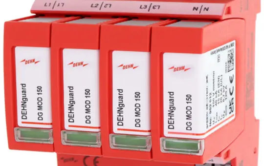 DEHN 942408 Surge Arrester Type 2+3 DEHNguard MP 4-polig, TN-S, Fernmeldekontakt, 150 V