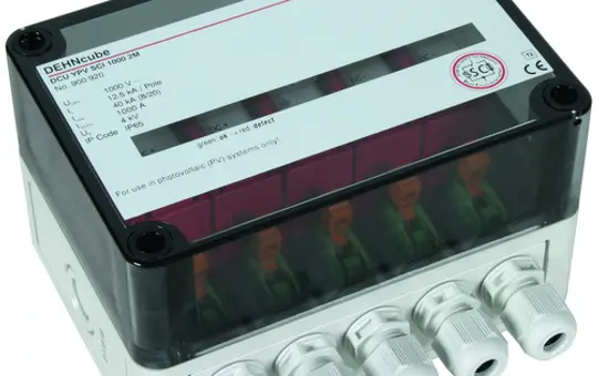 DEHN 900920 DEHNcube surge arrester type 2 zum Schutz von zwei MPP-Eingängen