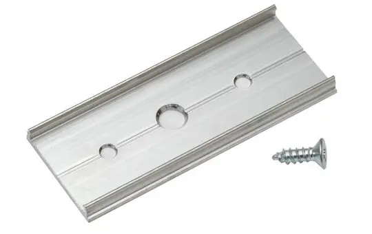 BRUMBERG 53004000 Q-FLEX connecting piece aluminium roh | 50x20,5 mm