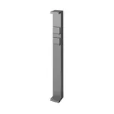 BRUMBERG 60056103 LED bollard light ALOR 6 W, 516 lm, 3000K | strGRA | 1000 mm