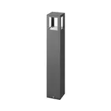 BRUMBERG 65192103 LED bollard light KORRA rechteckig, 7 W, 250 lm, 3000K, 312° | strGRA | 650 mm