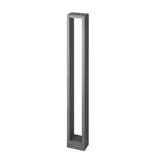 BRUMBERG 65262103 LED bollard light ADDIA rechteckig, 10 W, 413 lm, 3000K, 120° | strGRA | 900 mm