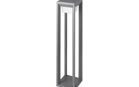 BRUMBERG 65382103 LED bollard light LEVU 6,6 W, 425 lm, 120° | strGRA | 600 mm