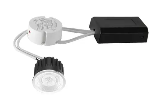 BRUMBERG 12989503AB LED set ROTI Rundkonverter, DALI, mit Anschlussbox | SW/ALUm