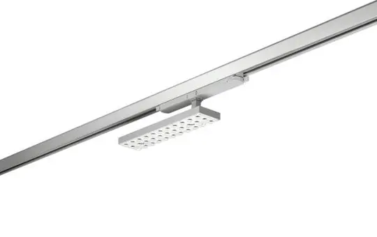 BRUMBERG 44014163DA LED track spotlight BALI MINI DALI drehbar/schwenkbar, 20 W, 2600 lm, 3000K, 97°/91° | struSI
