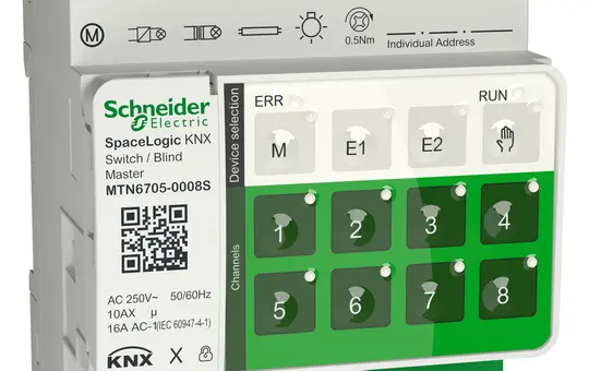 SCHNEIDER MTN6705-0008S KNX universal actuator 8-fach, Master, Secure