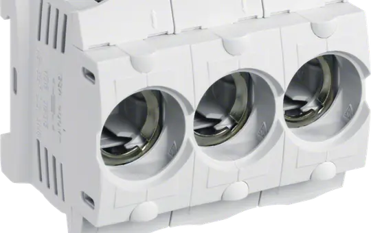 HAGER LD047 fuse base D01, 16 A, 3-polig