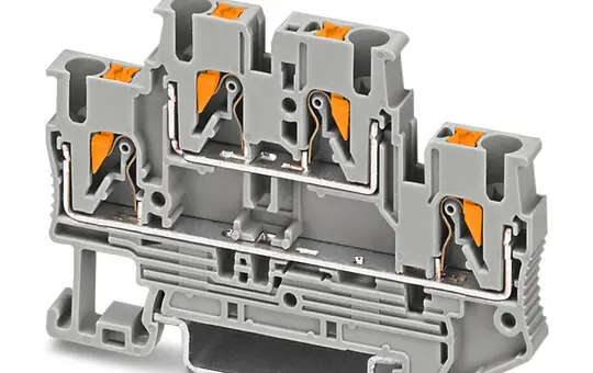 PHOENIX 3210567 double-decker terminal PTTB standard | gray | 2,5 mm²