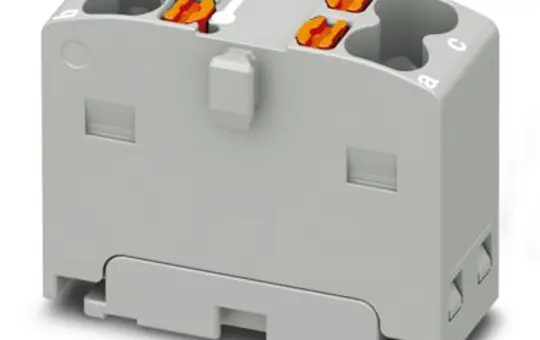 PHOENIX 1046608 distribution block PTFIX 4-fach | gray | 1,5 mm²