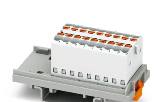 PHOENIX 1046956 distrib. block PTFIX for DIN rail mounting 18-fach, NS35 | W | 1,5 mm²